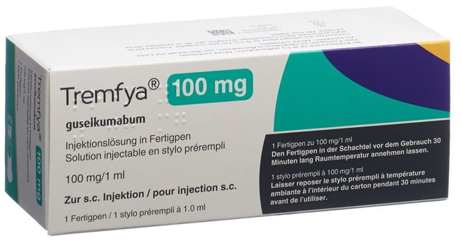 TREMFYA sol inj 100 mg/ml ser pré 1 ml