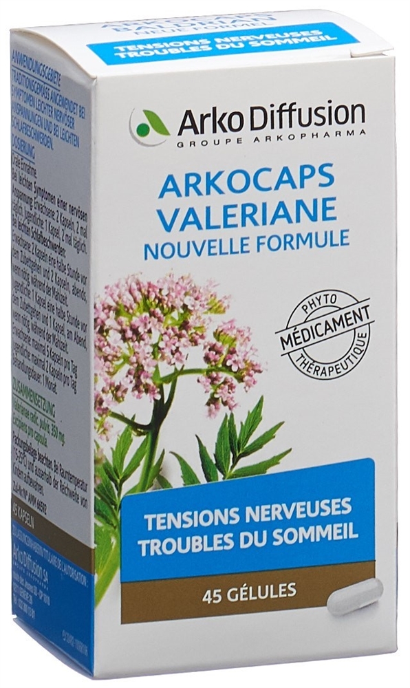 ARKOCAPS Valériane nouvelle formule, gélules - 45