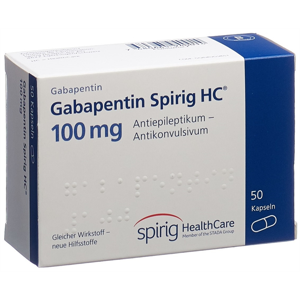 Gabapentin Spirig HC 100mg, Kapseln