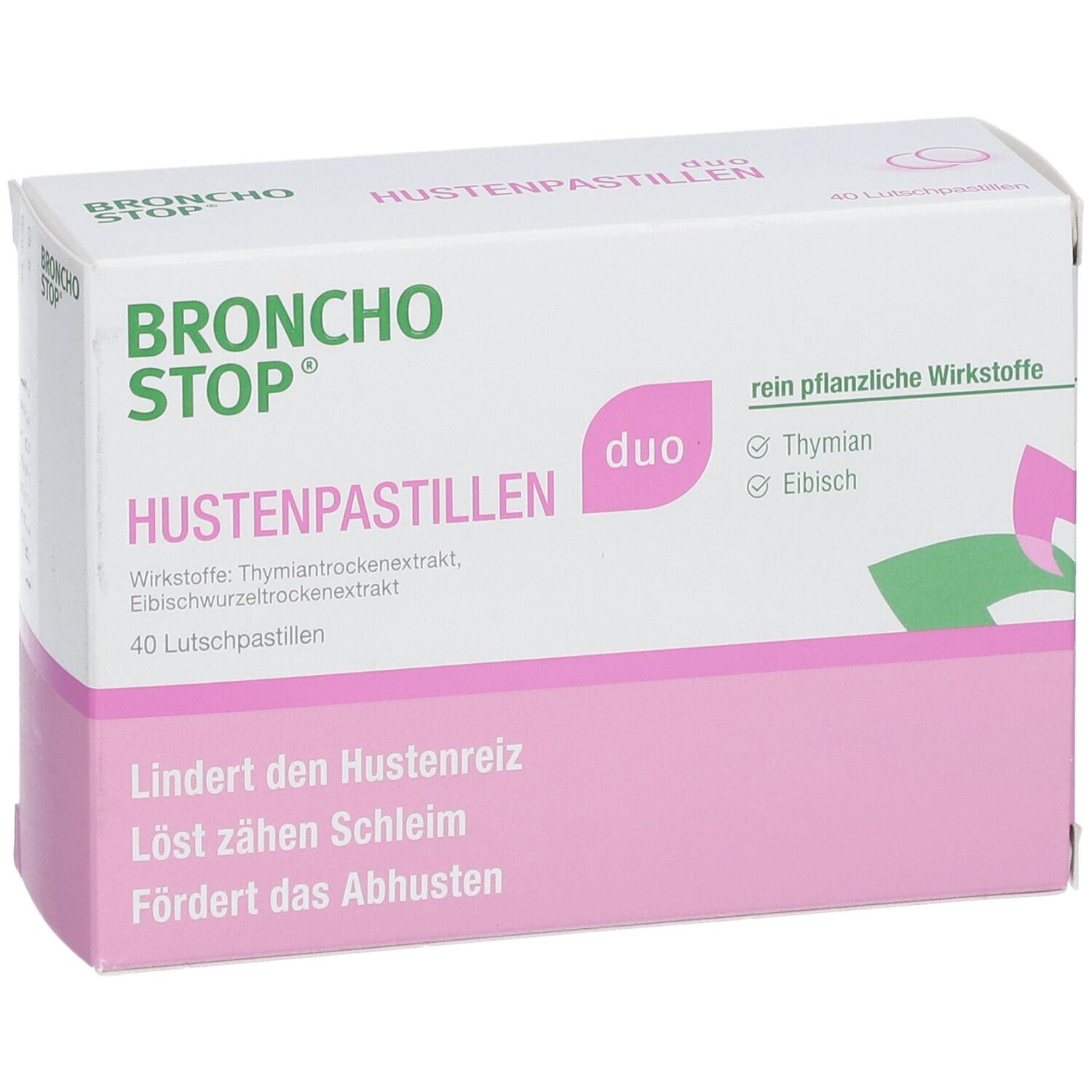 BronchostopDUO Hustenpastillen, Lutschpastillen