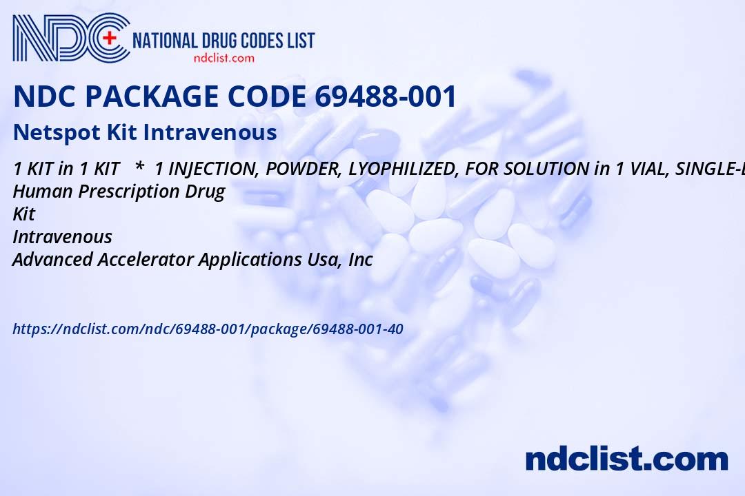 Netspot 40 mcg, Kit für ein radioaktives Arzneimittel