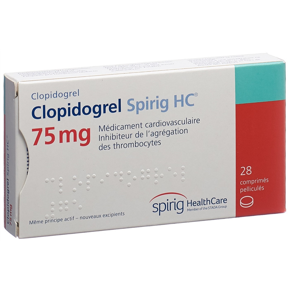 Clopidogrel Spirig HC 75mg, Filmtabletten