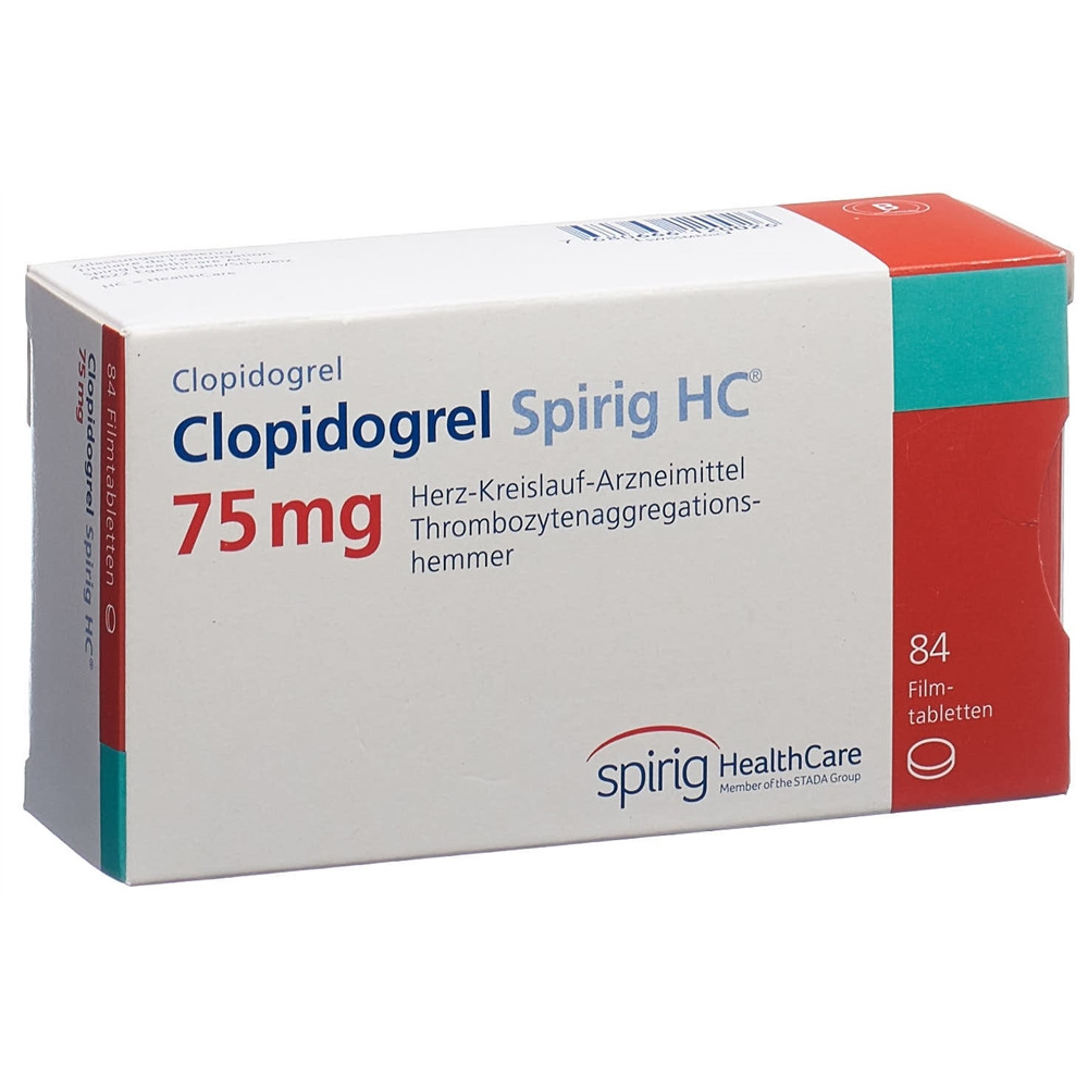 Clopidogrel Spirig HC 75mg, Filmtabletten