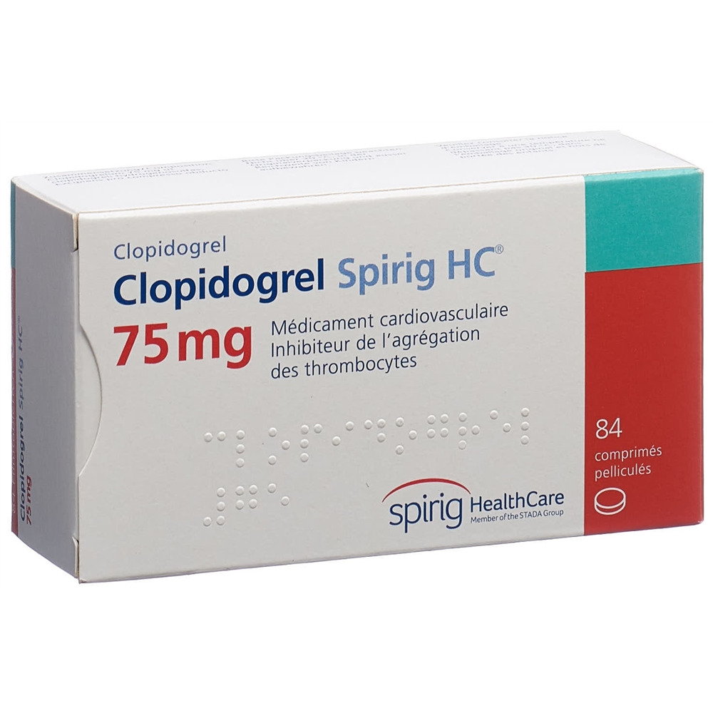 Clopidogrel Spirig HC 75mg, Filmtabletten