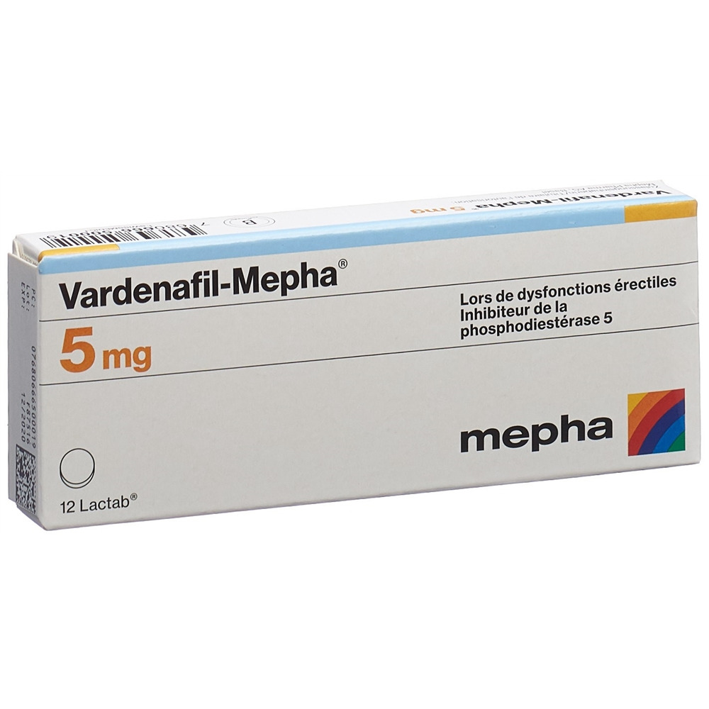 VARDENAFIL Mepha Lactab 5 mg 12 pce