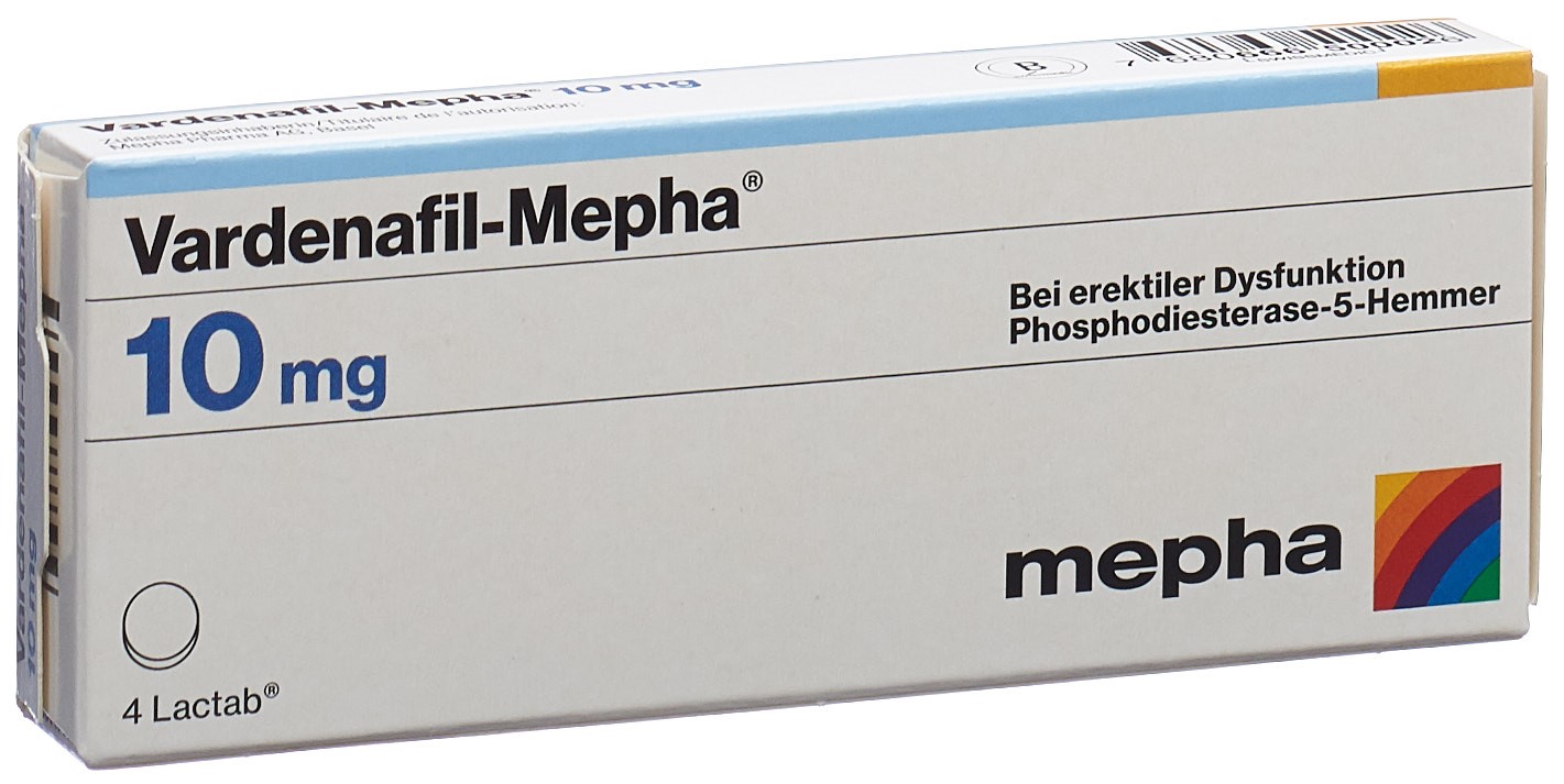 VARDENAFIL Mepha Lactab 10 mg 12 pce