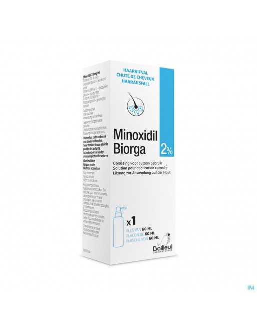 Minorga 2 %, solution pour application cutanée