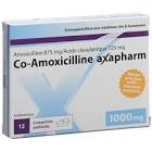 CO-AMOXICILLINE axapharm cpr pell 1000 mg 10 pce