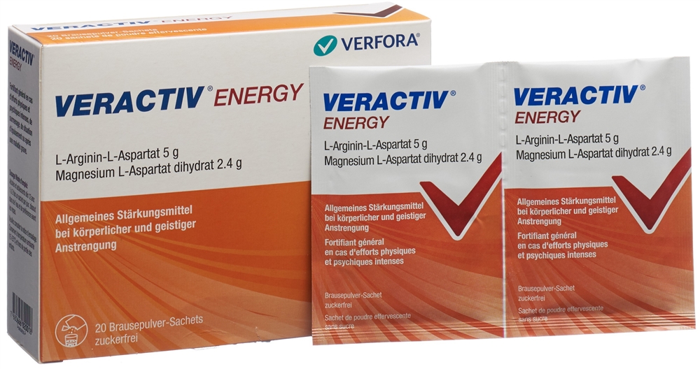 VERACTIV ENERGY pdr eff sach 20 pce