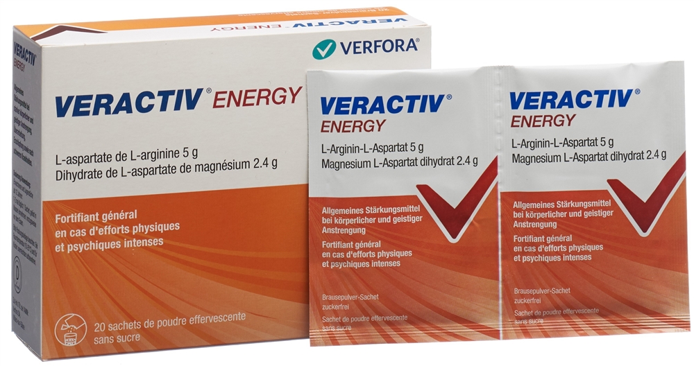 VERACTIV ENERGY pdr eff sach 20 pce