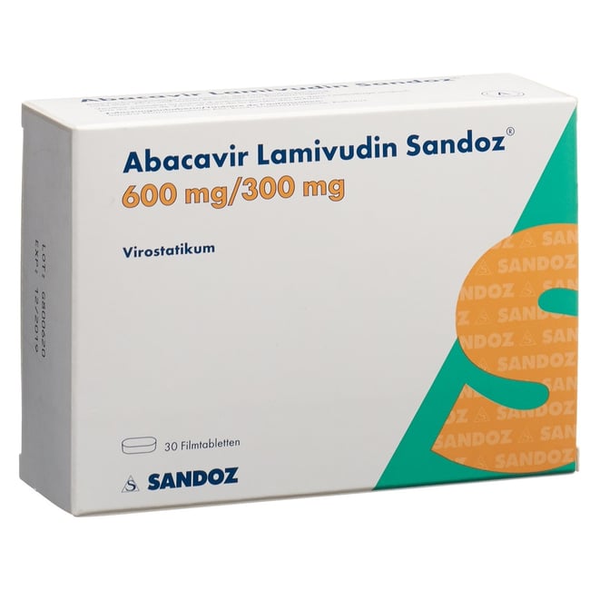 ABACAVIR LAMIVUDINE Sandoz 600/300mg 30 pce