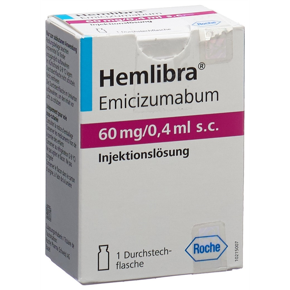 HEMLIBRA sous-cutané sol inj 60 mg/0.4 ml flac