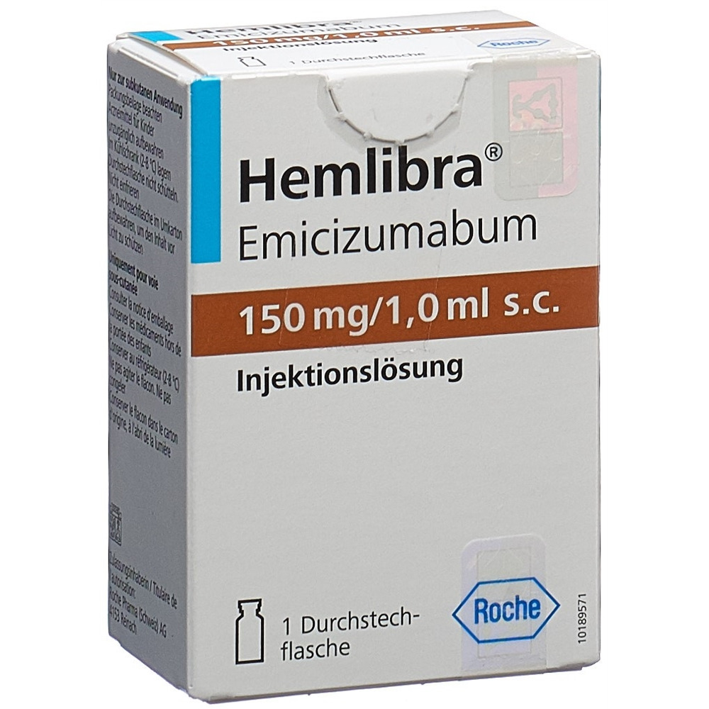 HEMLIBRA sous-cutané sol inj 150 mg/ml flac