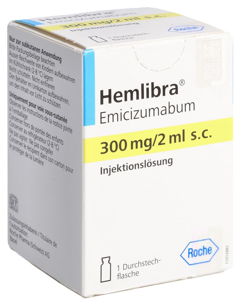 HEMLIBRA sous-cutané sol inj 300 mg/2 ml flac