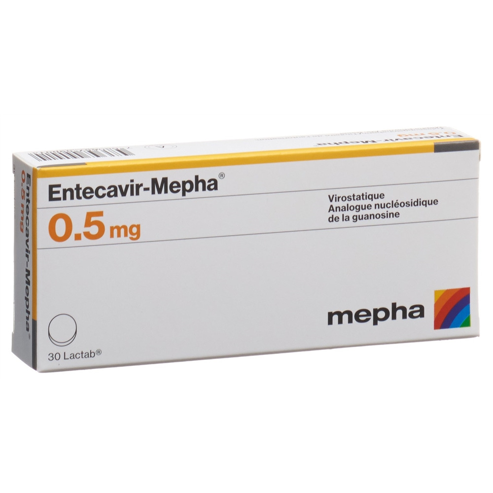 Entecavir-Mepha 0.5 mg, Filmtabletten