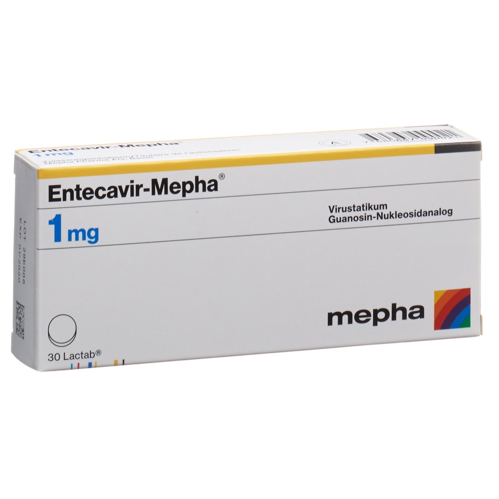 ENTECAVIR Mepha Lactab 0.5 mg 30 pce