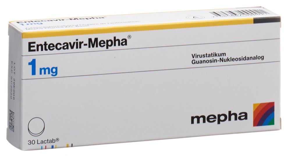 ENTECAVIR Mepha Lactab 1 mg 30 pce