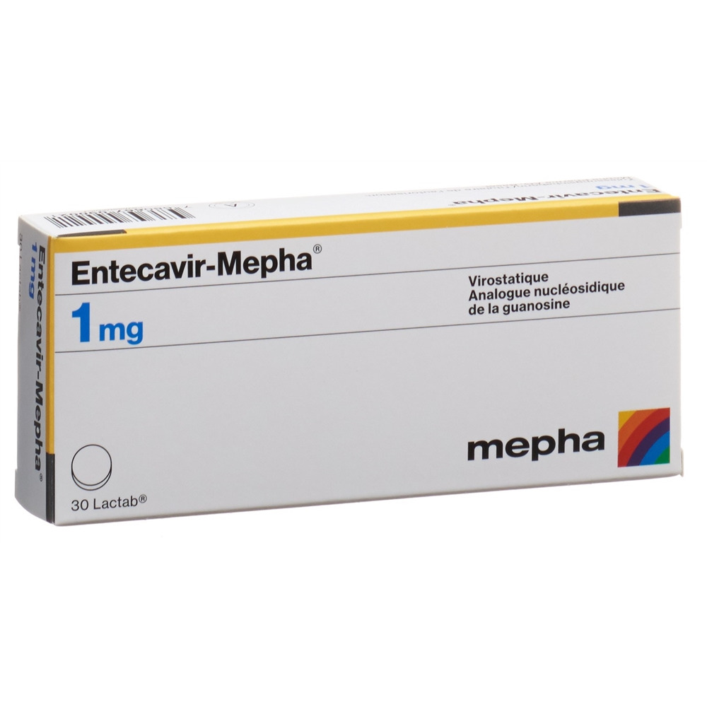 ENTECAVIR Mepha Lactab 1 mg 30 pce