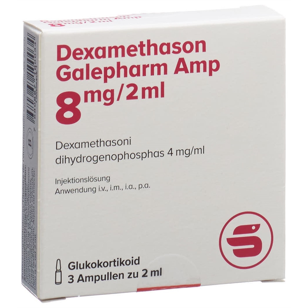 Dexamethason Galepharm Amp 8mg/2ml, Injektionslösung