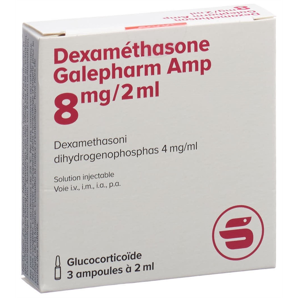 Dexamethason Galepharm Amp 8mg/2ml, Injektionslösung
