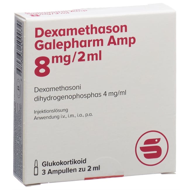 DEXAMETHASONE Galepharm Amp 8 mg/2ml 10 x 2 ml