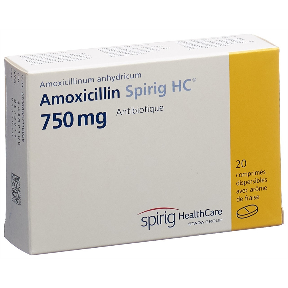 Amoxicillin Spirig HC 750, dispergierbare Tabletten