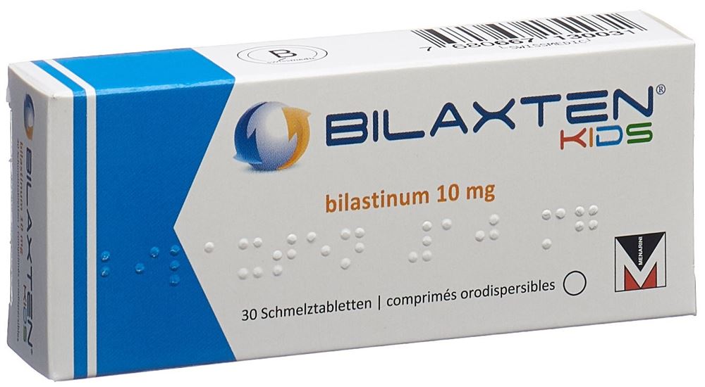 Bilaxten kids, Schmelztabletten