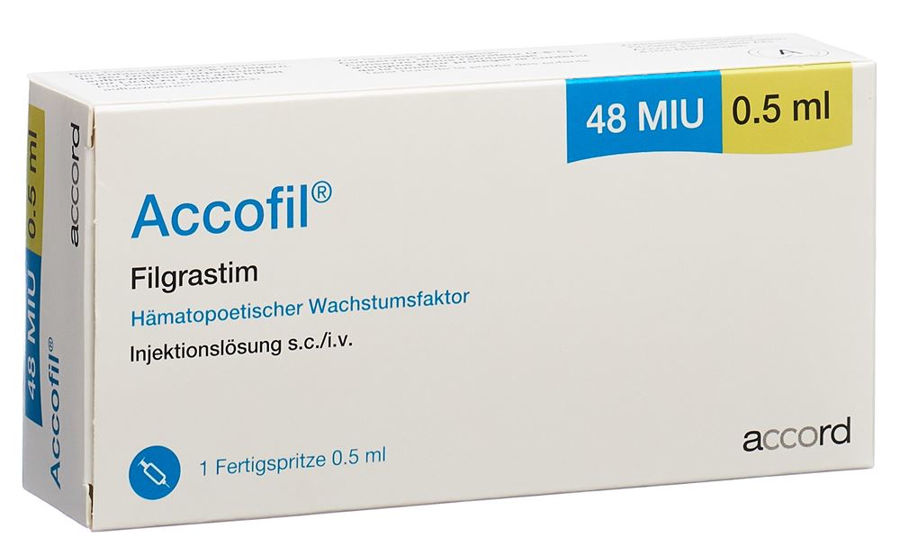 Accofil 480mcg/0.5ml, Fertigspritzen
