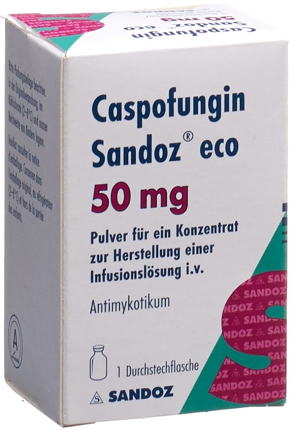 CASPOFUNGINE Sandoz eco subst sèche 50 mg vial