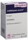 CARBOPLATIN Accord 600 mg/60ml flac 60 ml