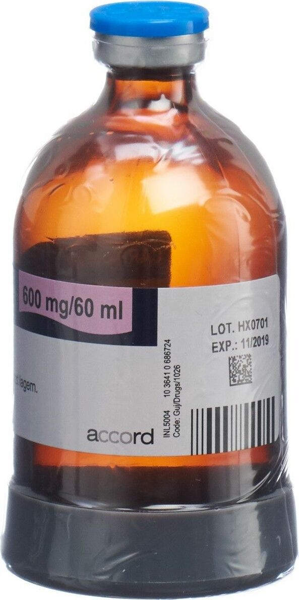 CARBOPLATIN Accord 600 mg/60ml flac 60 ml