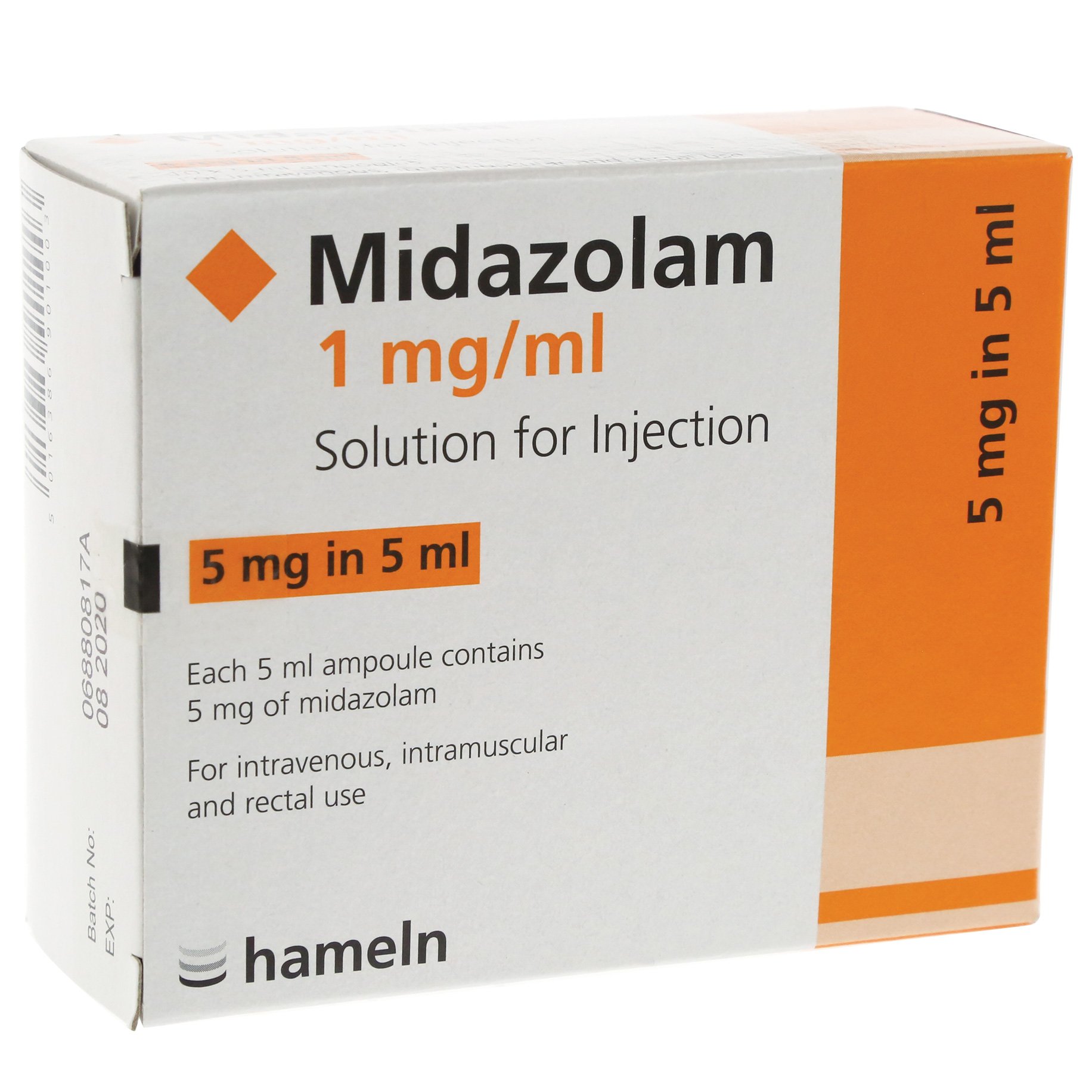 Midazolam Accord 15 mg/3 mL, Injektionslösung