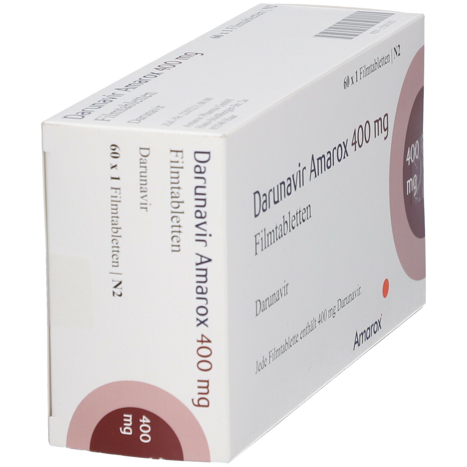 Darunavir Sandoz 400 mg, Filmtabletten
