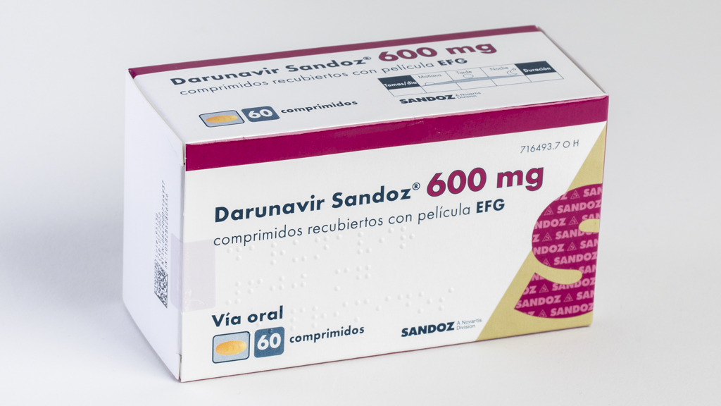 Darunavir Sandoz 600 mg, Filmtabletten