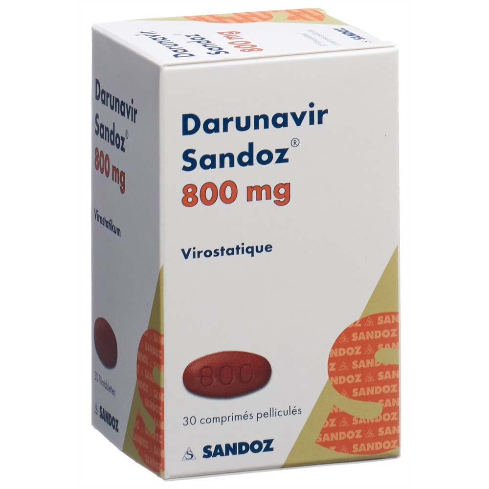 Darunavir Sandoz 800 mg, Filmtabletten
