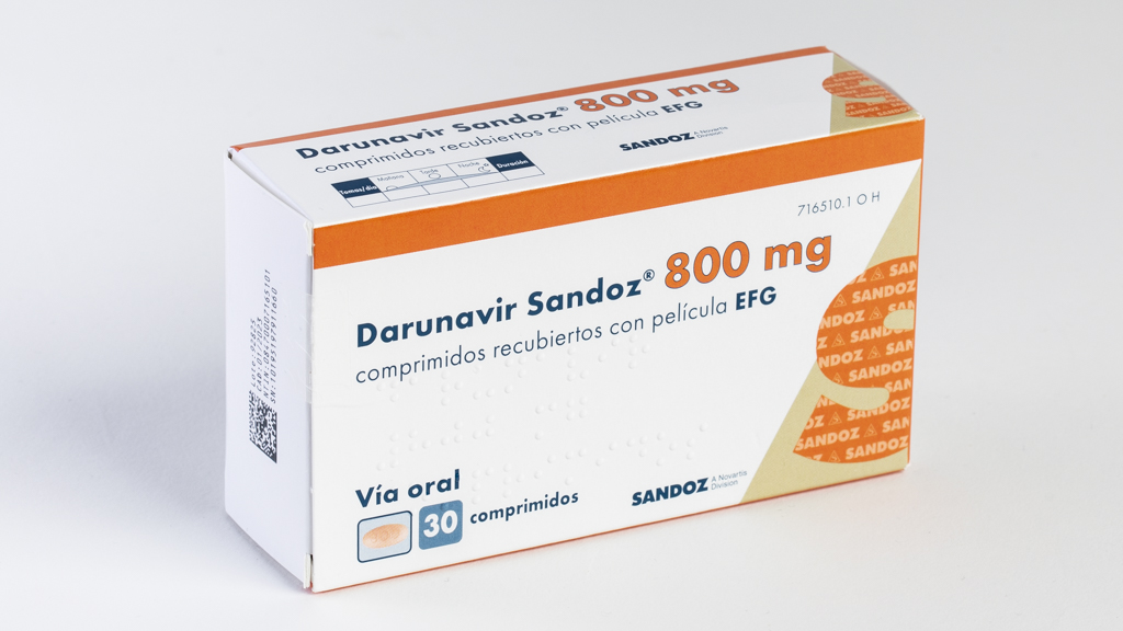 Darunavir Sandoz 800 mg, Filmtabletten