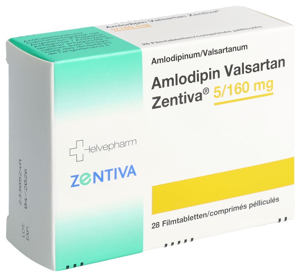 AMLODIPIN VALSARTAN Zentiva cpr pell 5/160 28 pce
