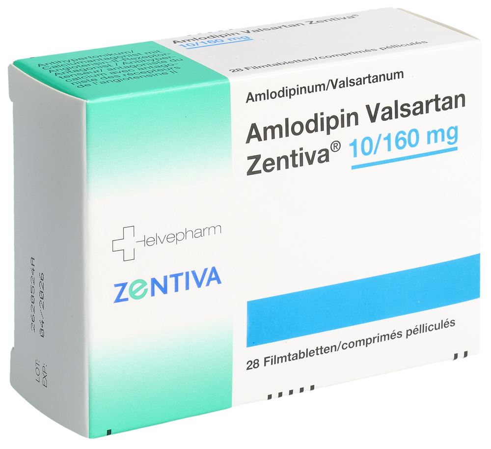 AMLODIPIN VALSARTAN Zentiva cpr pell 10/160 28 pce