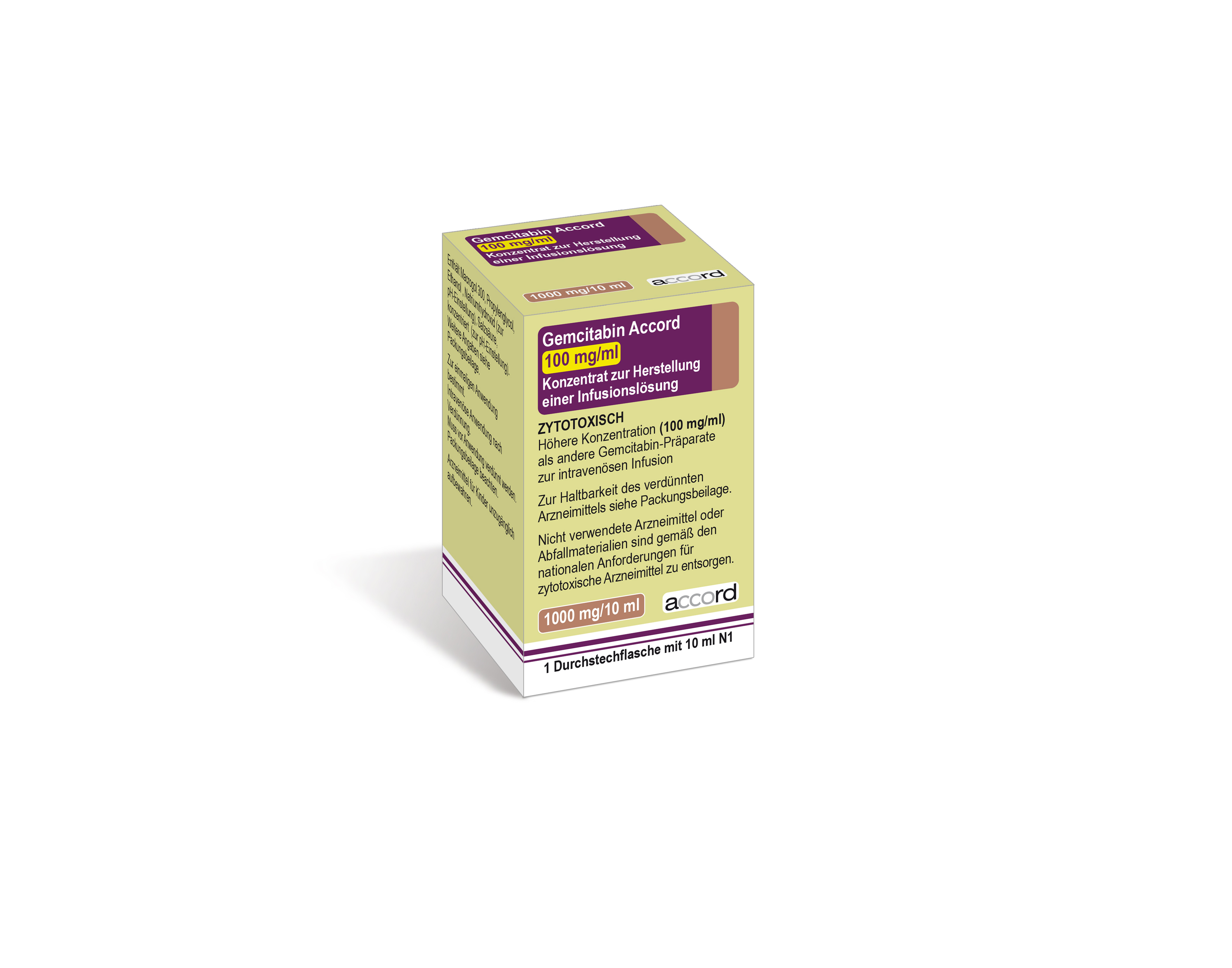 GEMCITABIN Accord 200 mg/2ml flac