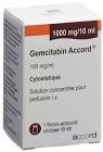 GEMCITABIN Accord 1000 mg/10ml flac