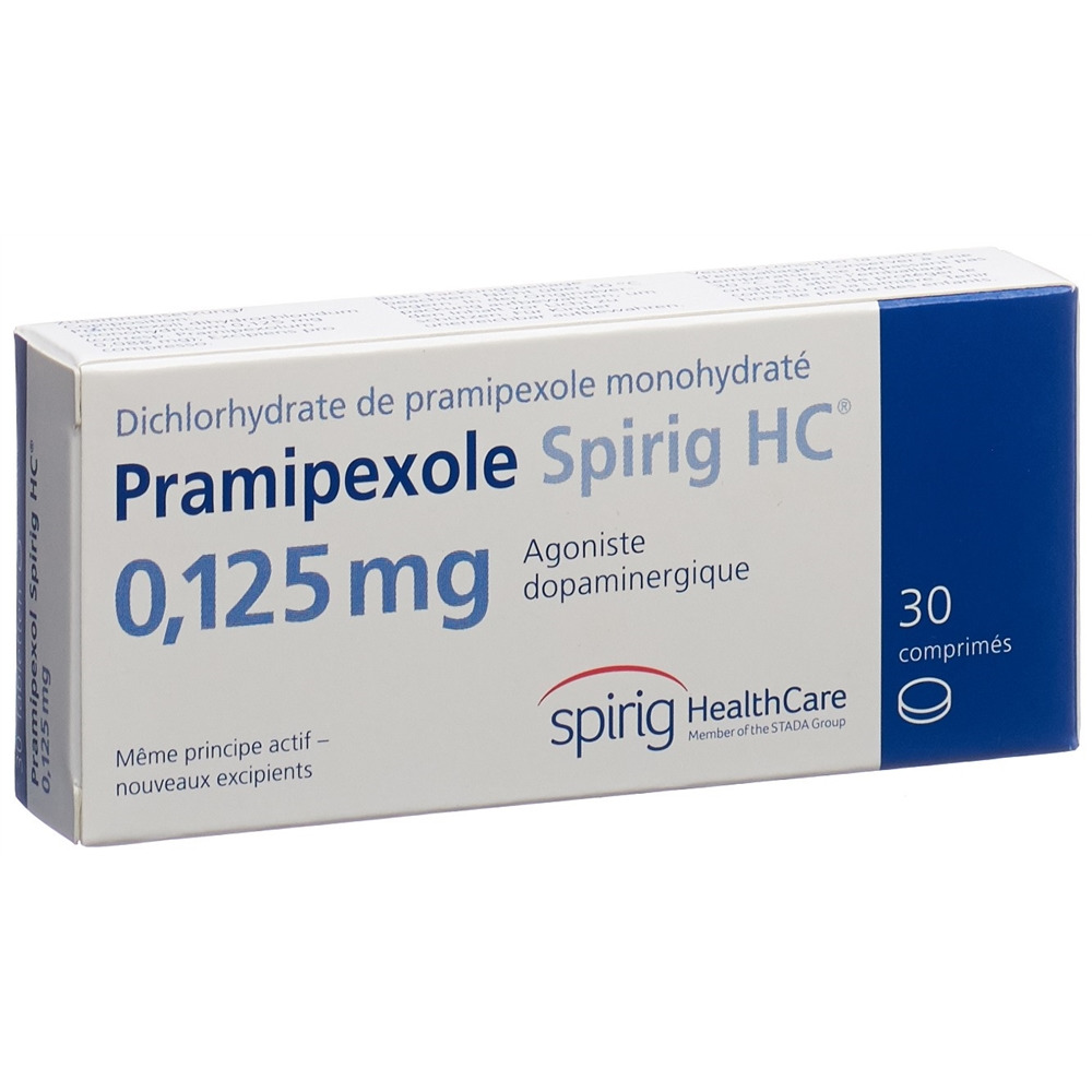 Pramipexol Spirig HC 0.125 mg, Tabletten