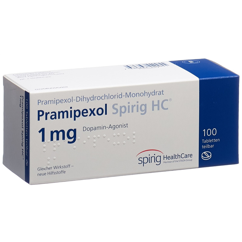 Pramipexol Spirig HC 1 mg, Tabletten