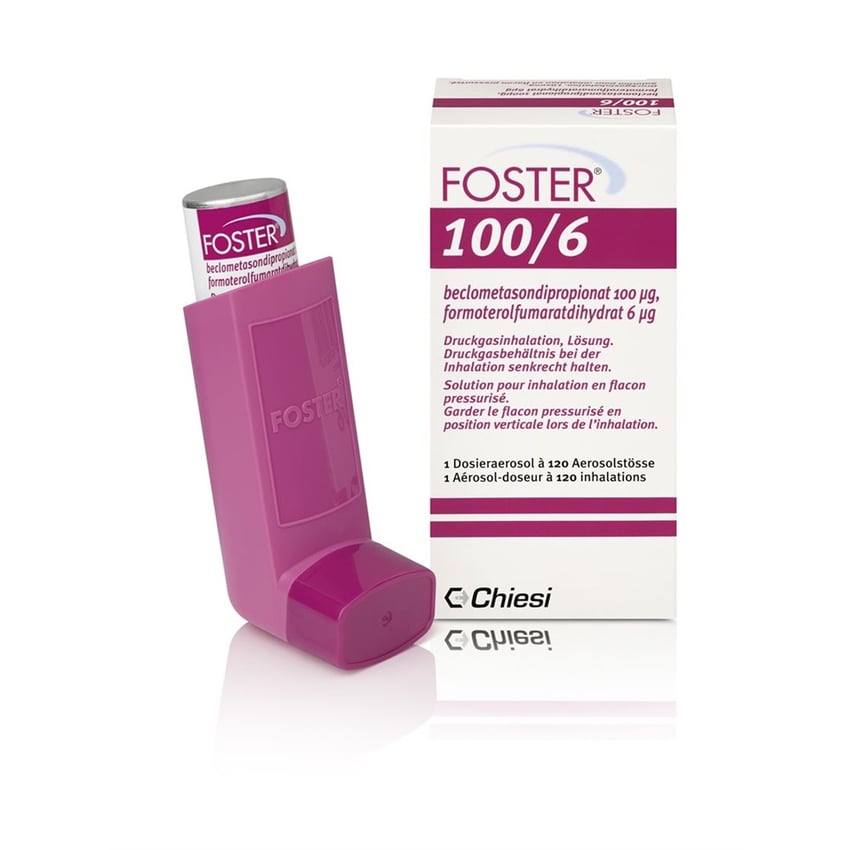 Foster 200 μg / 6 μg, solution pour inhalation en flacon pressurisé