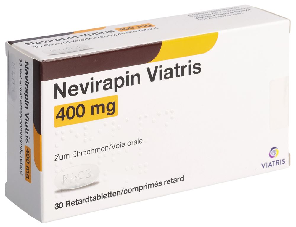 Nevirapin Viatris 400 mg, Retardtabletten