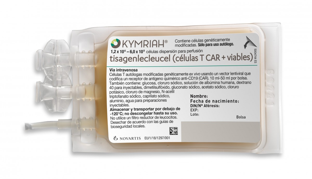 Kymriah, Zellsuspension zur Infusion