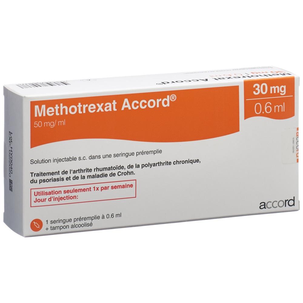 METHOTREXAT Accord 30 mg/0.6 ml sol inj stylo pré