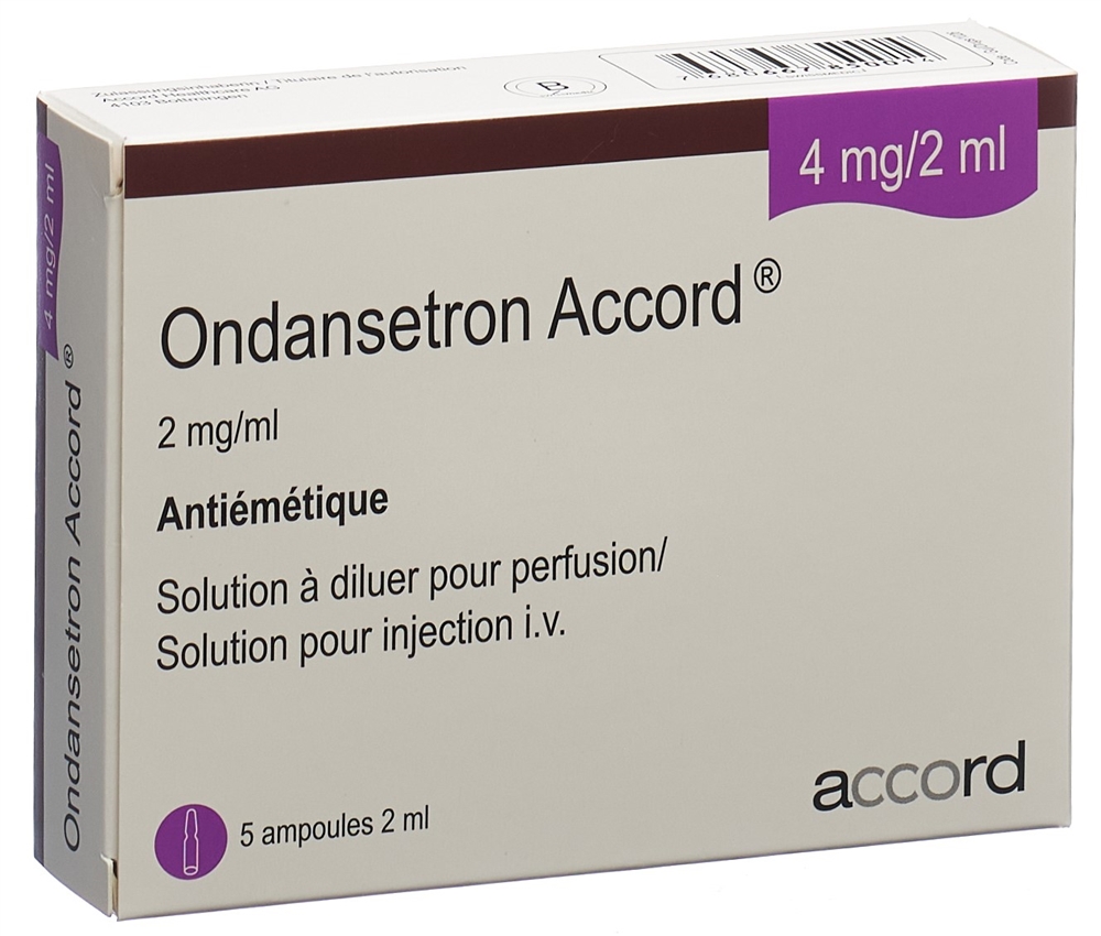 ONDANSETRON Accord 4 mg/2 ml conc perf 5 pce