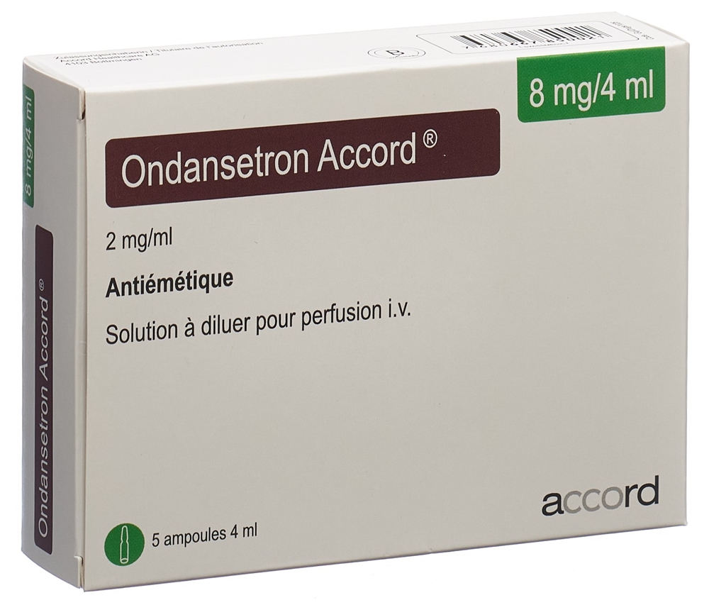 ONDANSETRON Accord 8 mg/4 ml conc perf 5 pce