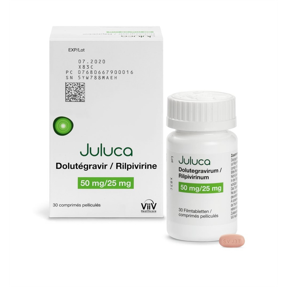 Juluca 50 mg, Filmtabletten