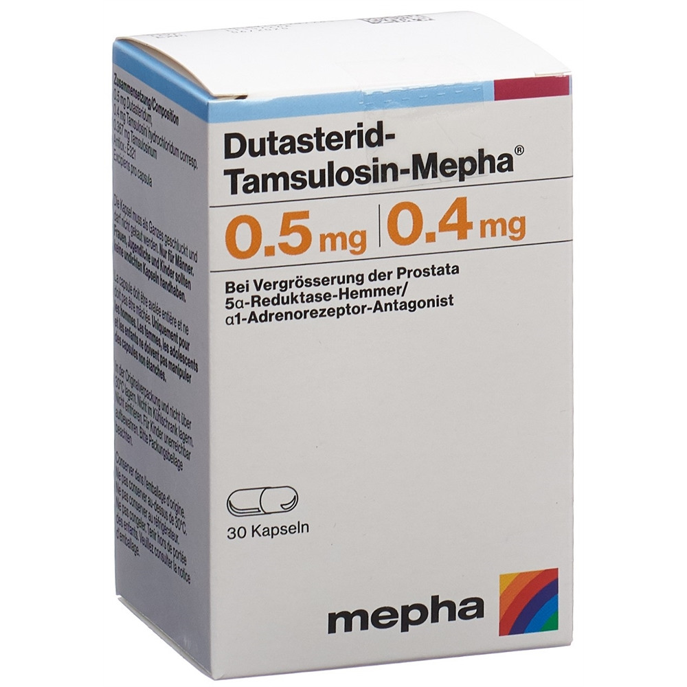 Dutasterid-Tamsulosin-Mepha 0.5 mg/0.4 mg, Kapseln